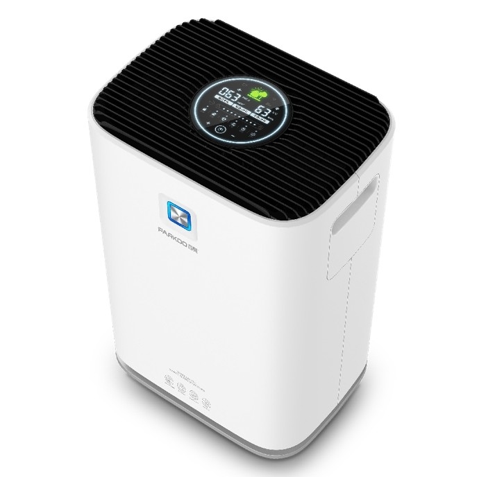 Bluetooth Smart Dehumidifier TFT LCD PM2.5 Luftqualitätsindikator HEPA H11 Carbon Anion WiFi