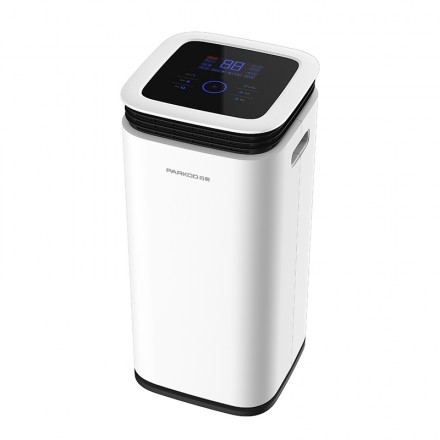 16L Hidden Screen LED Home Dehumidifier 2.2L Tank Tower 360° Windkanäle Intelligente Touchsteuerung der Luftfeuchtigkeit